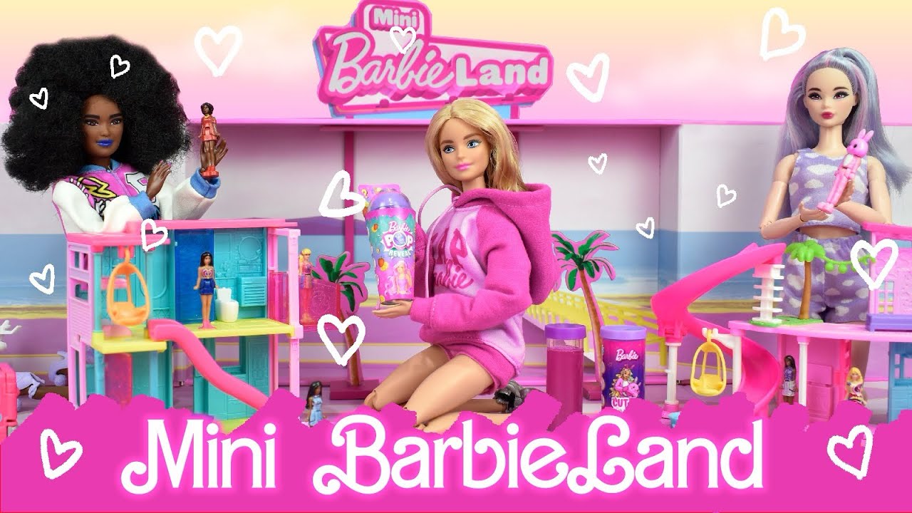 MINI BARBIE LAND 💕#Mattel y #Barbie me enviaron caja sorpresa 🥹🫶🏻💕#barbievideo #barbiedoll