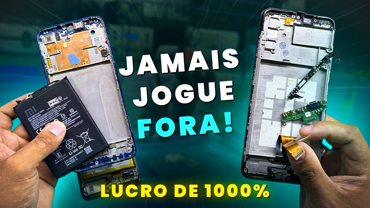 Coisas Que Eu Nunca Jogo Fora no Conserto de Celular!