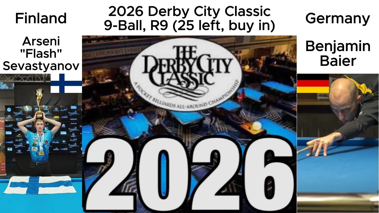 2026 Derby City Classic, 9-Ball, Round 9, (23 players left)