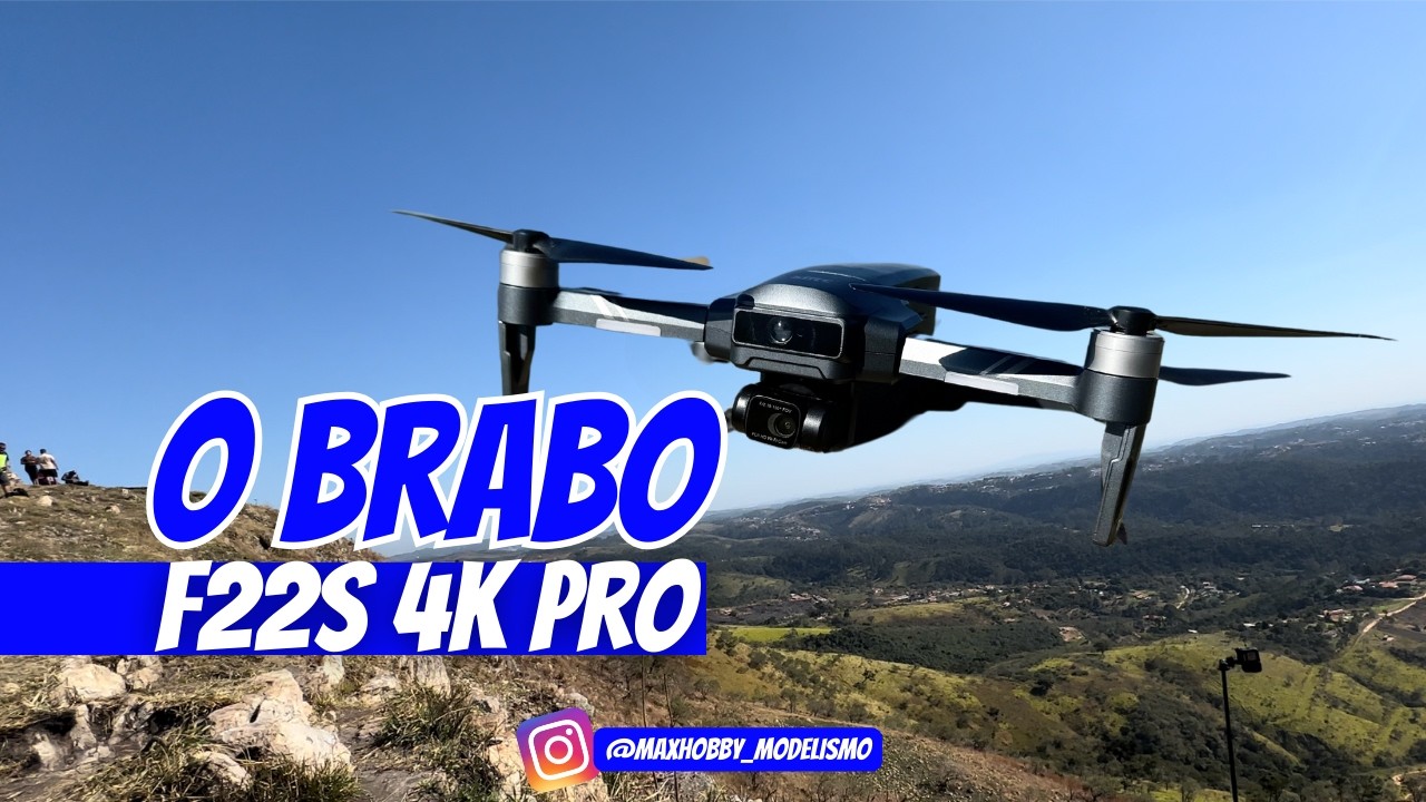 F22s PRO 4K Rajadas de vento 36km/h | PRIMEIRO VOO TESTE