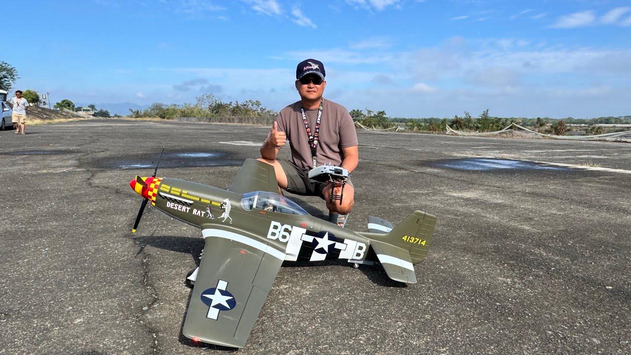 NEW飛翼freewing P-51首航成功