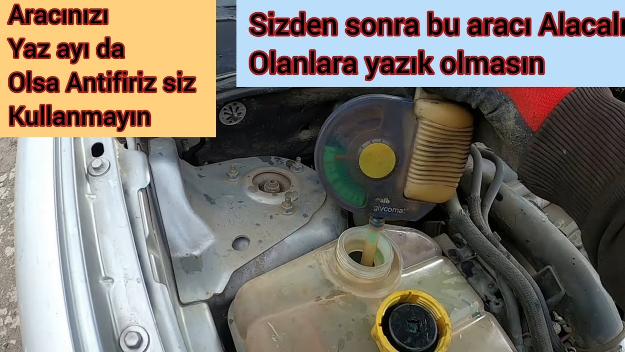 Ford Connect Antifiriz değişimi Yaptım / Antifirizsiz Araç Kullanmayın