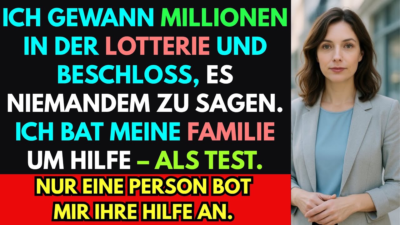 Gewann Millionen In Der Lotterie, Beschloss, Niemandem Zu Sagen.Ich Bat Meine Familie Um Hilfe, Als…