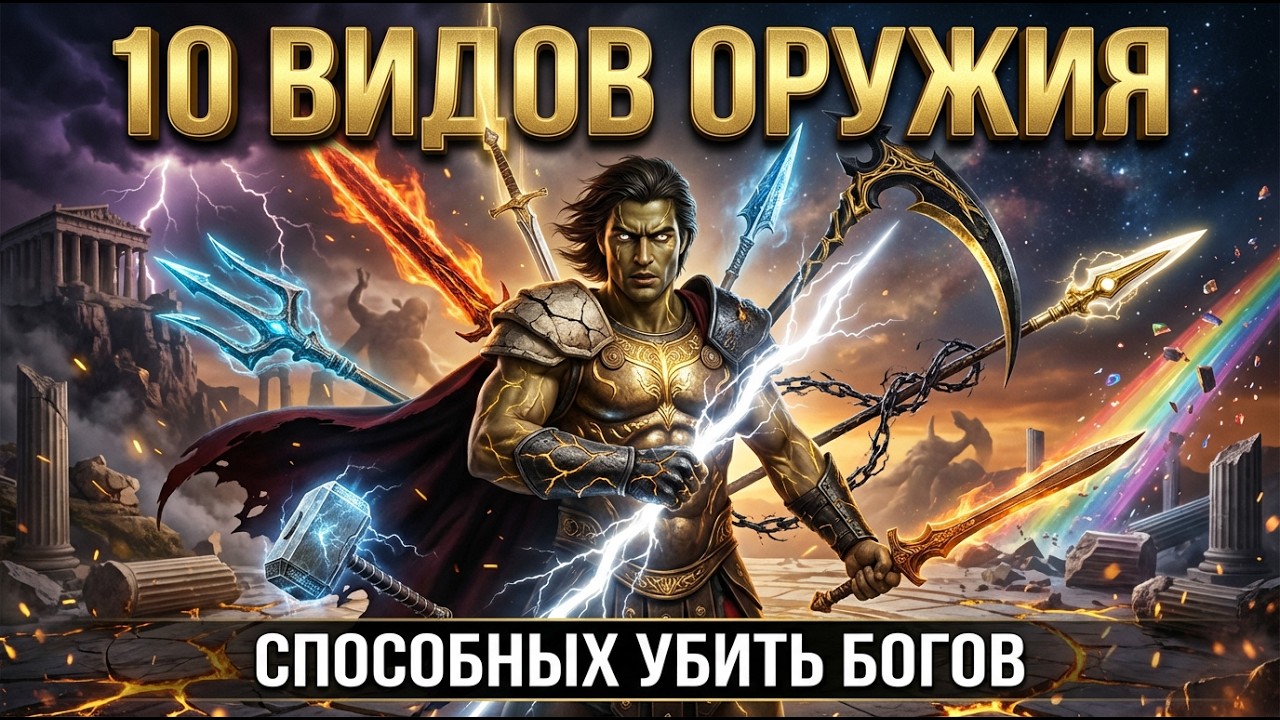 10 видов оружия, настолько мощных, что могли бы убить богов