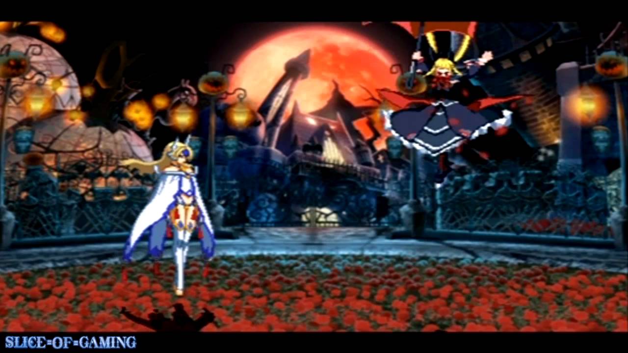 Slice of Gaming - BlazBlue: Continuum Shift II (PSP) Mu-12 Arcade Run (Full)