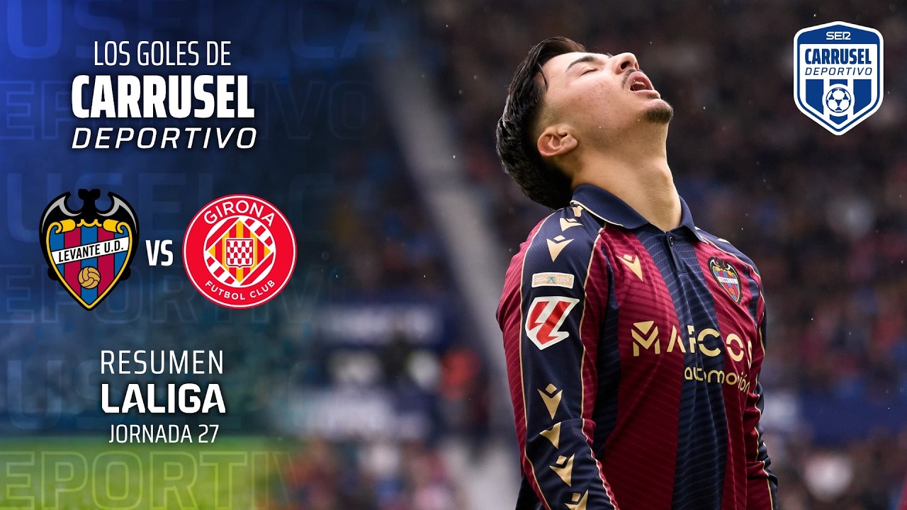 El Girona rescata un punto en el último minuto | Los goles del Levante 1 - 1 Girona