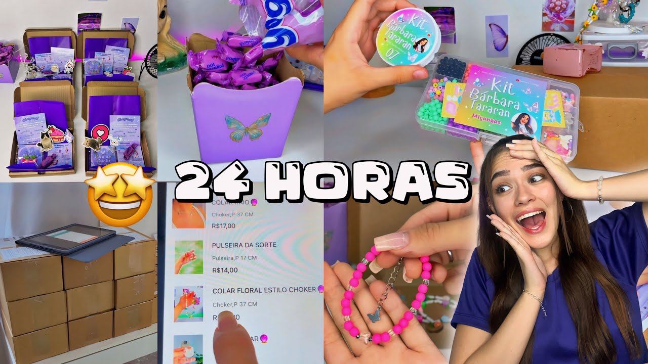 24 HORAS EMBALANDO KITS, BIJUS, REPOSIÇÕES, FAXINA E MUITO +