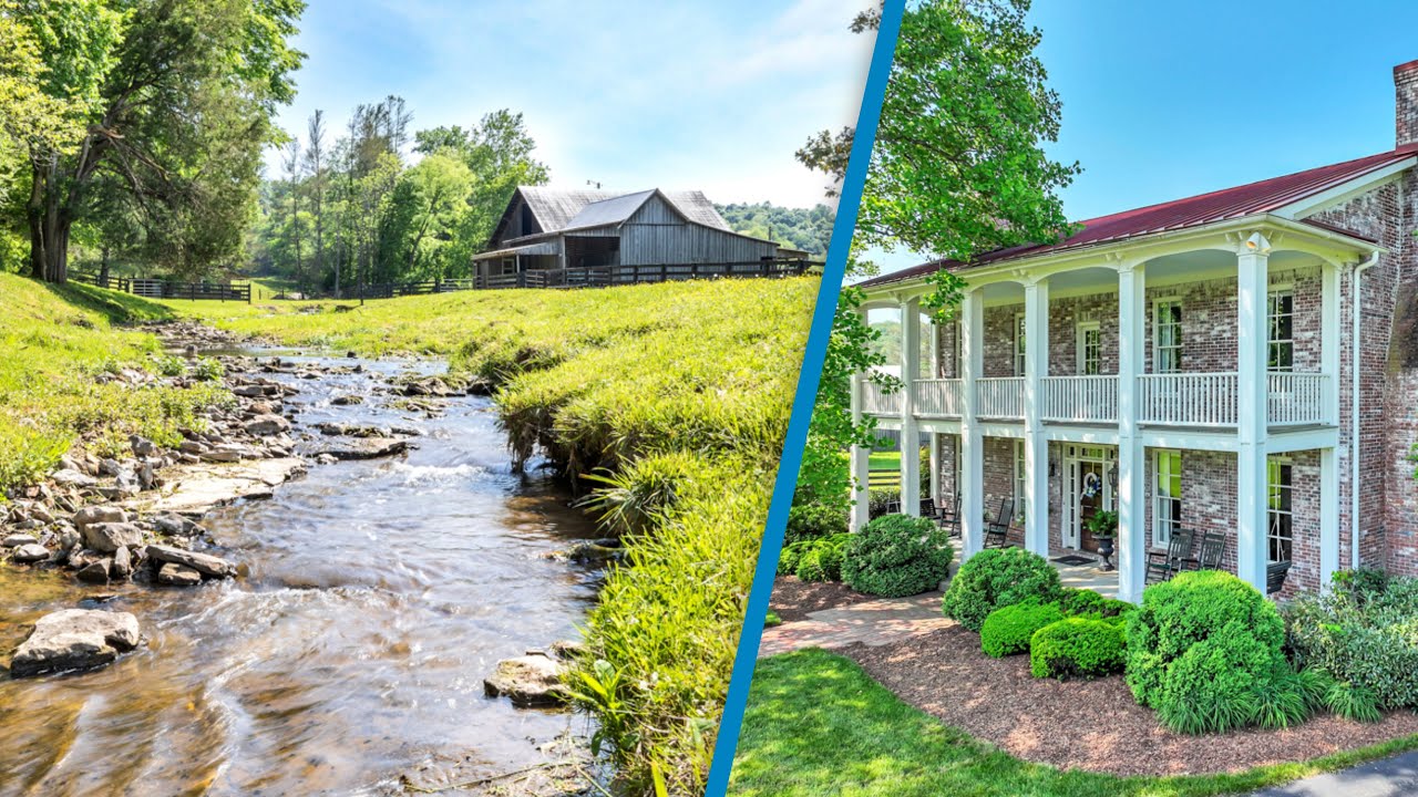 For Sale | $6,970,000 | Gorgeous Colonial Estate on over 24 Acres | Franklin, TN 37064