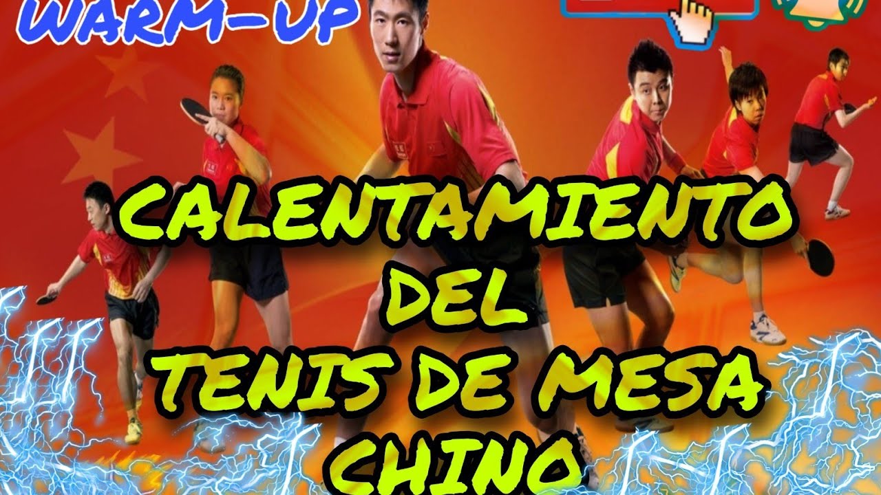 Calentamiento de Tenis de mesa en la escuela de zhengding China.