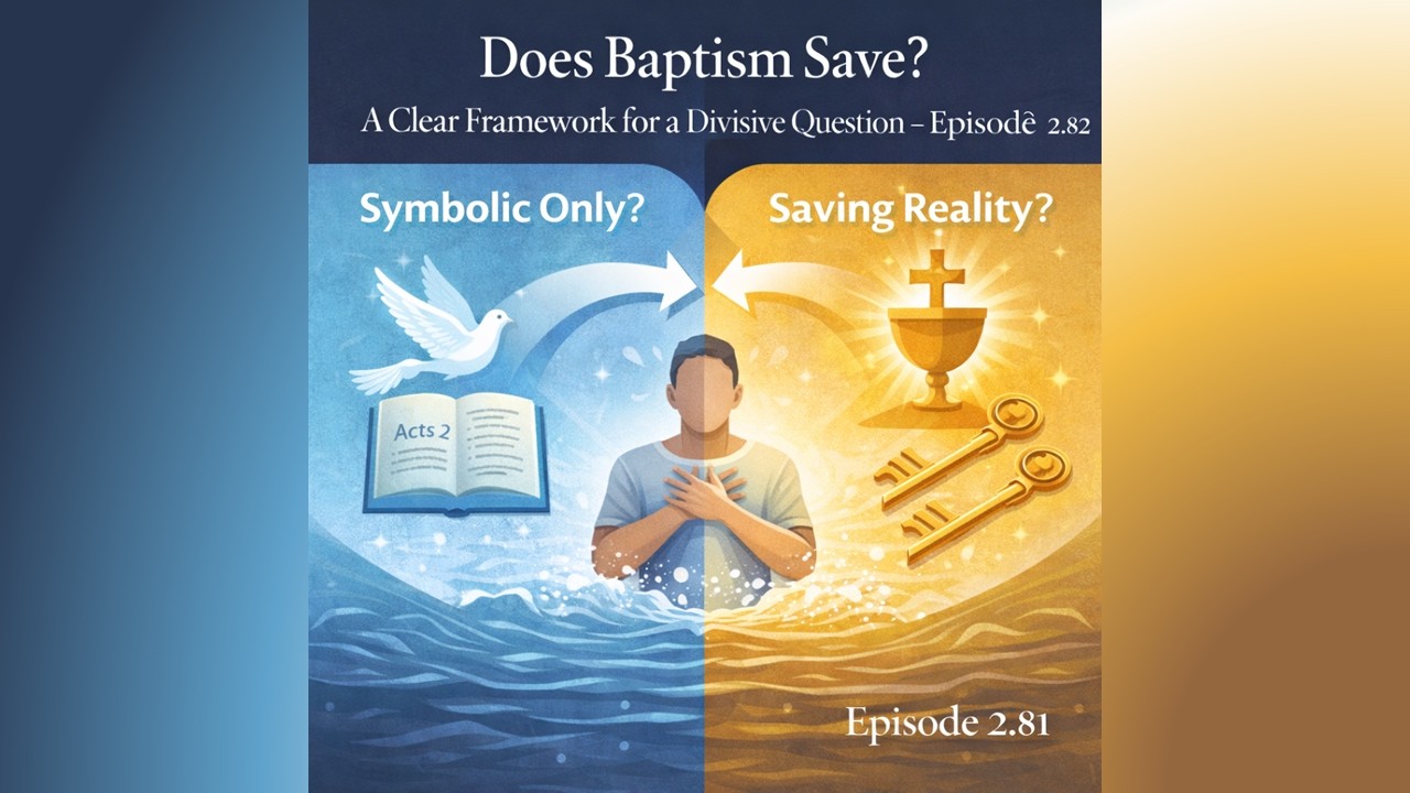 Does Baptism Save? A Clear Framework for a Divisive Question
