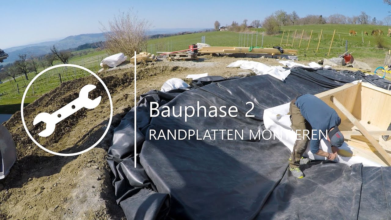 Bauphase 2 · Randplatte montieren