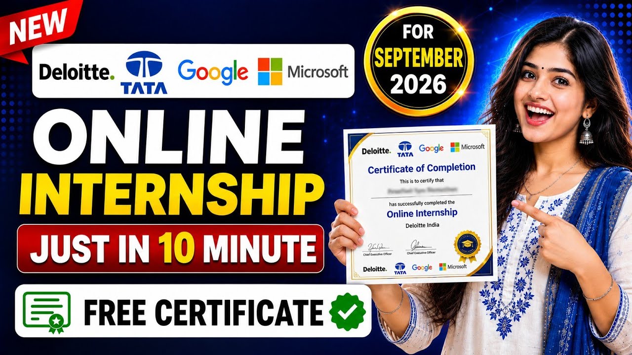 🔴 FREE Internship Certificate Online 2026 | Get Certificate in Minutes | Top Companies | Apply Now 🔥