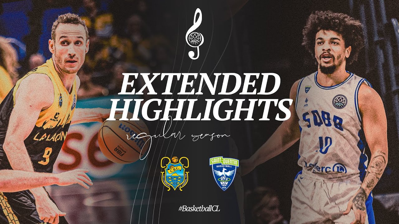 La Laguna Tenerife v Saint-Quentin Basket-Ball | Full Game Highlights | #BasketballCL 2024-25