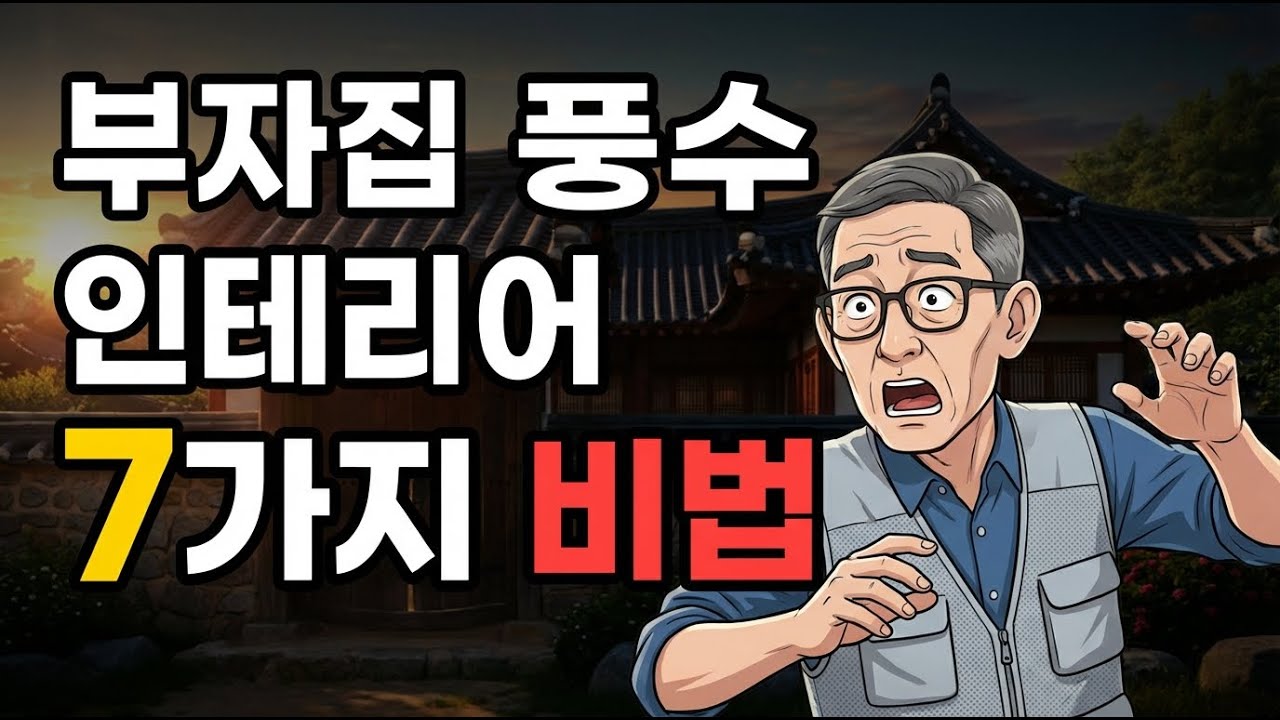 부잣집에 가면 이게 꼭 있다. 운이 풀리게 하는 풍수 인테리어 포인트 7가지