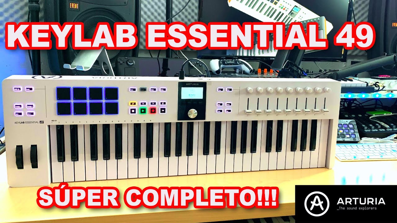 ARTURIA KEYLAB ESSENTIAL 49, SÚPER COMPLETO!!! (PRUEBAS Y REVIEWS) EN ESPAÑOL