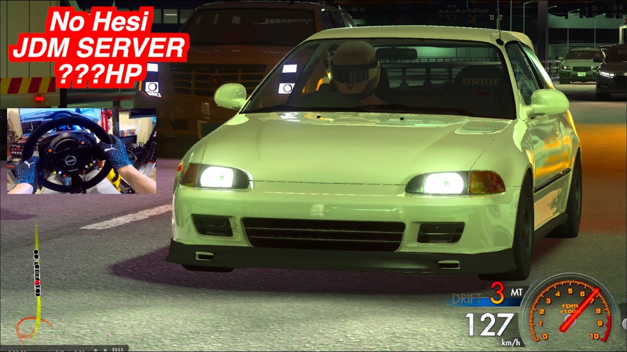 Sleeper B16 Honda Pulls Through Traffic No Hesi SERVER!! ???hp Civic Hatch!!