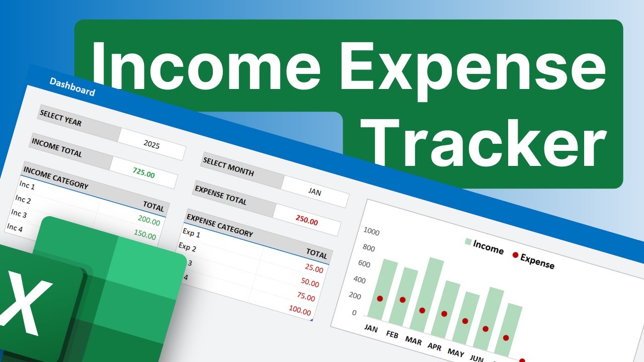 How to Track Your Income and Expenses in Excel