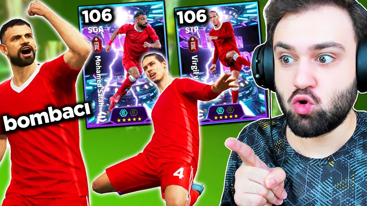 BOMBACI SALAH ÇIKARTTIM!! 106 VAN DİJK TOP AÇILIMI DENEME eFootball 2026 mobile #efootball