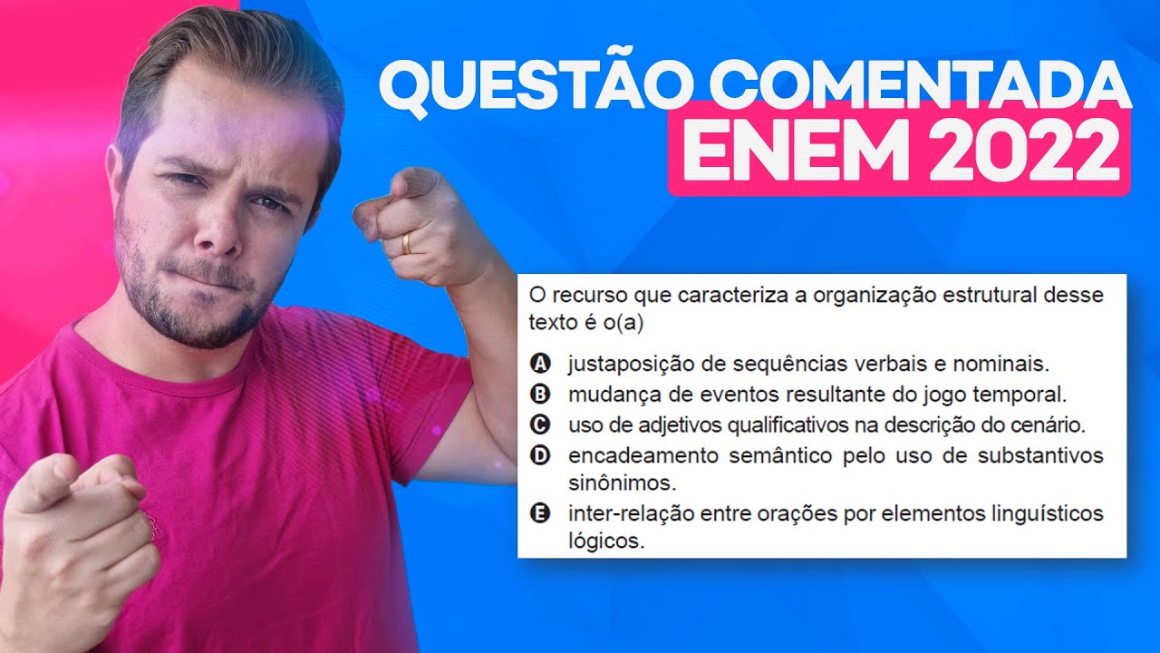 Questão ENEM 2022 - Não Cai Gramática no ENEM?