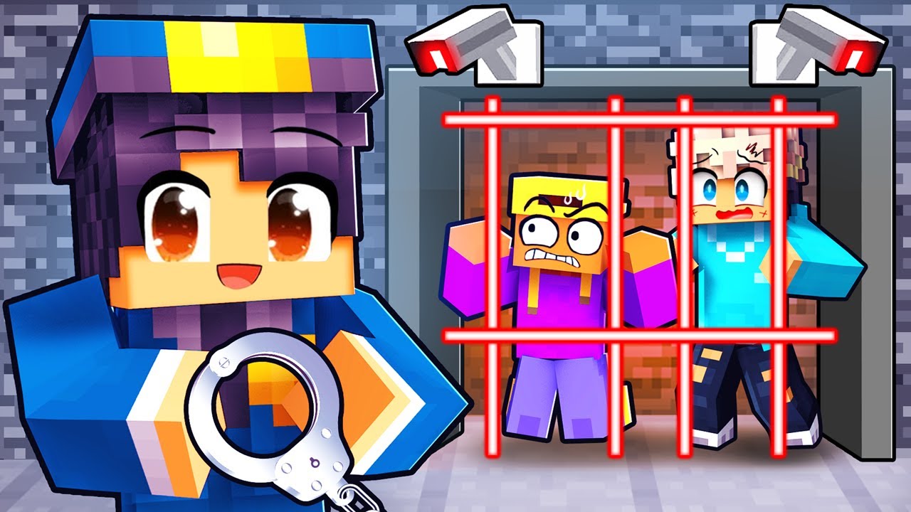 Ich SPERRE meine FREUNDE für 24 STUNDEN in ein GEFÄNGNIS als POLIZIST in Minecraft!