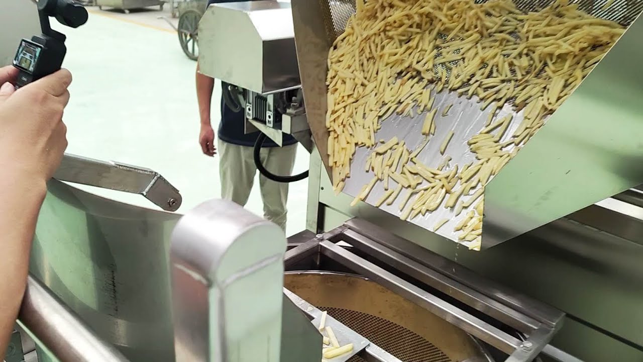 200kg/h semi automatic frozen french fries production line with blast freezer and packing machine