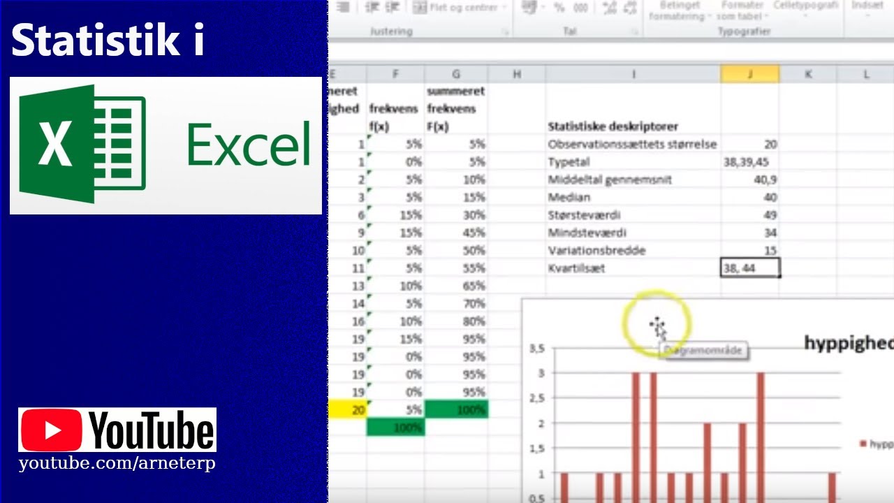 Statistik i excel