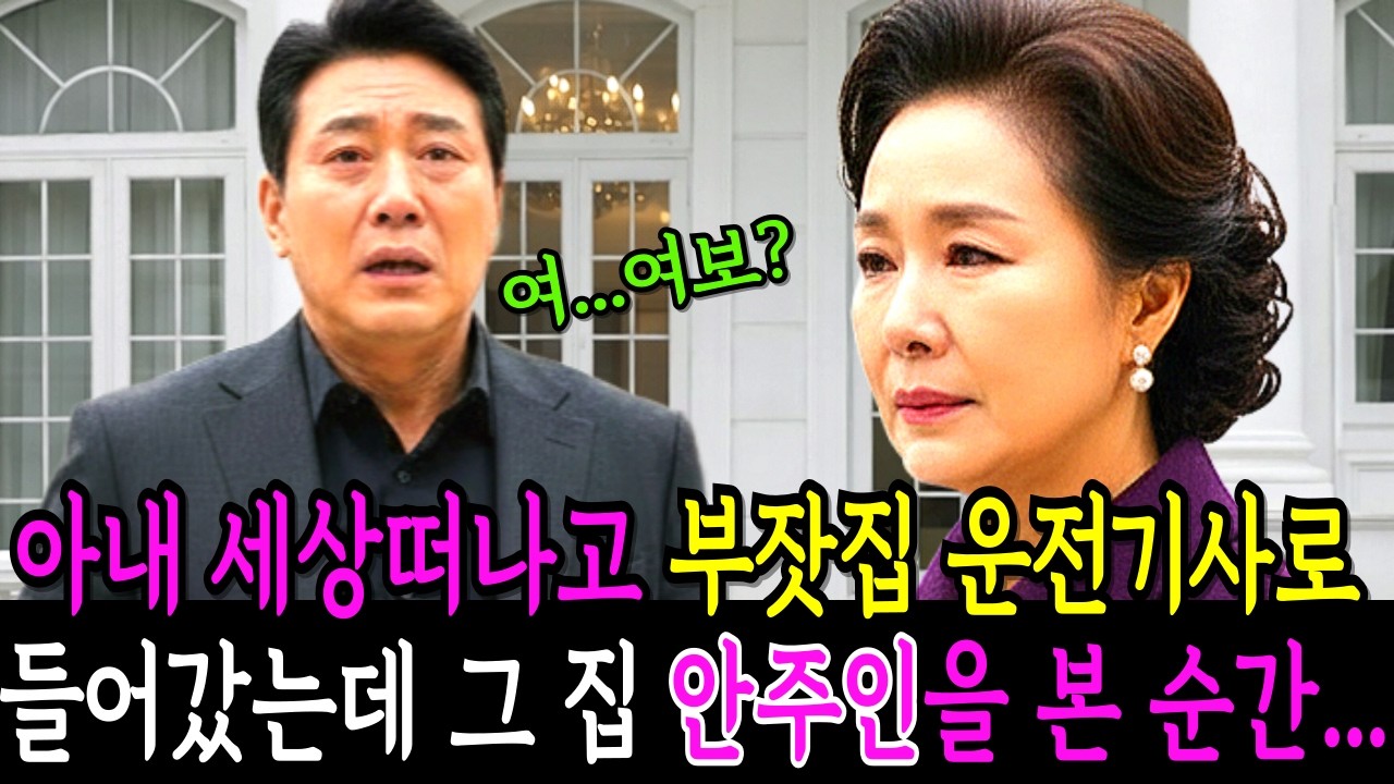아내 세상 떠나고 부잣집 운전기사로 들어갔는데 그 집 안주인을 본 순간 여.. 여보?  | 오디오북 | 인생사연