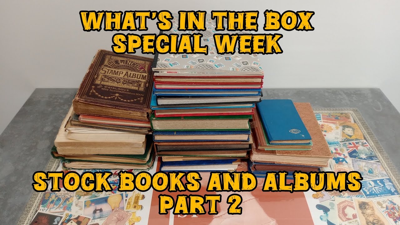 The albums and stockbooks from What's in the box special week, part 2 (albums)
