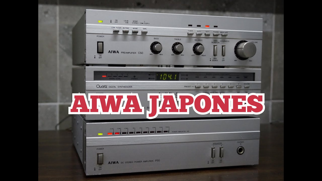 EQUIPO AIWA P-50-C50 ( VINTAGE )