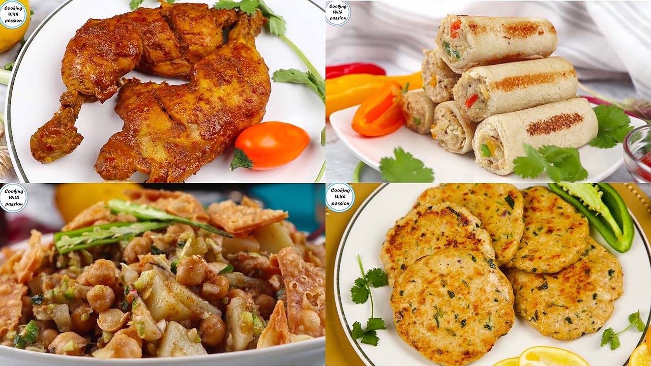 5 Unique Iftar Snacks Ramadan Special Recipes By Cooking With Passion | Kebab & Steam Chicken Recipe
