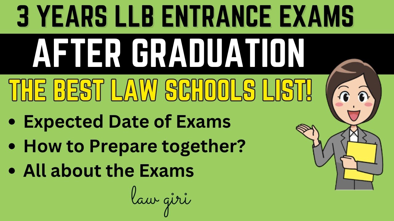 LLB entrance exam after graduation| 3 year Law entrance exam List|NLU 3 years LLB