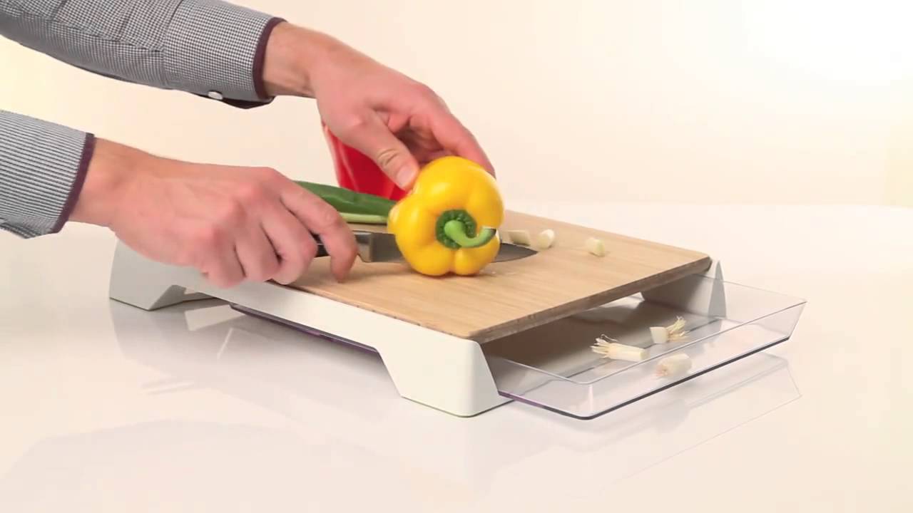 Разделочная доска VacuVin Cutting Board Bamboo & Tray 4685260 видео  | онлайн-гипермаркет 21 vek