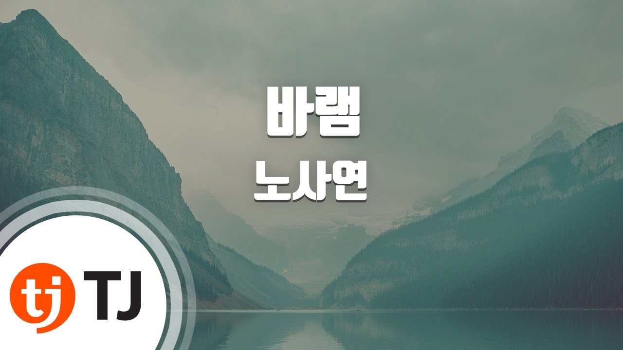 [TJ노래방 / 멜로디제거] 바램 - 노사연 / TJ Karaoke