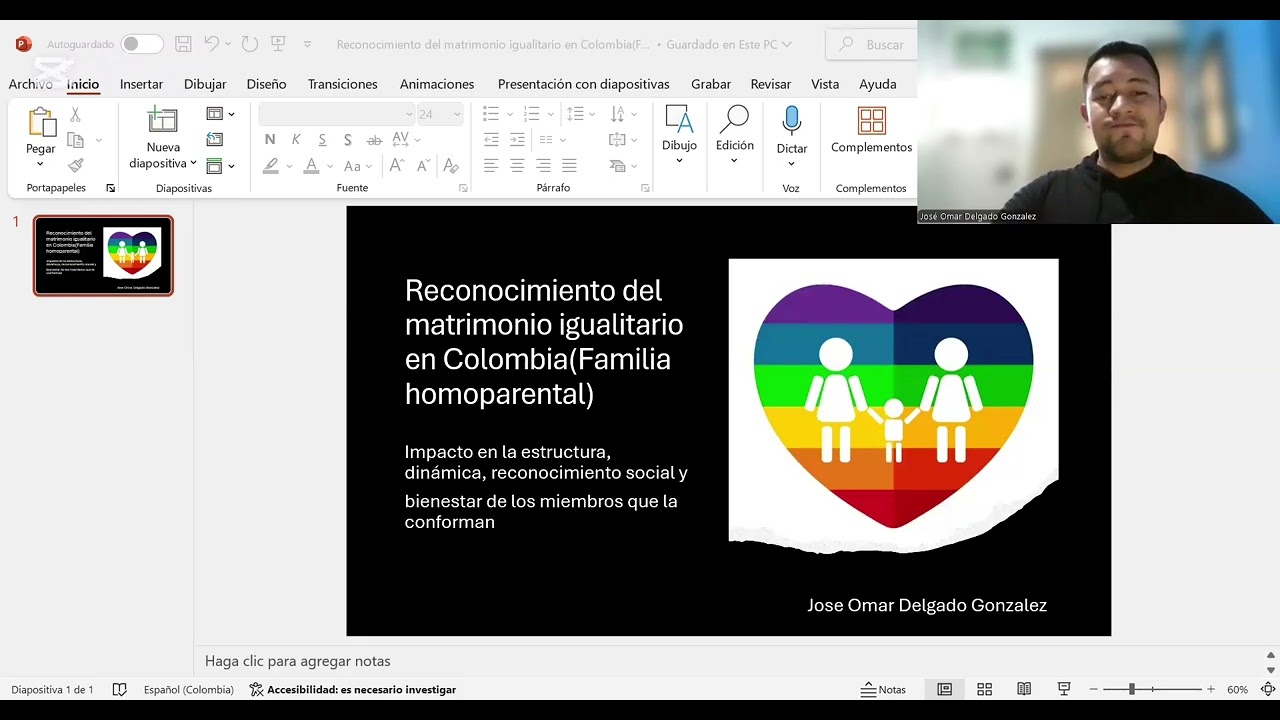 Cambio legal familiar. homoparental UNAD