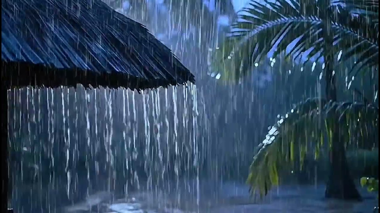 Soothing Sounds of Rain and Thunder on the Roof | Fall Asleep Fast and Calm Your Mind
