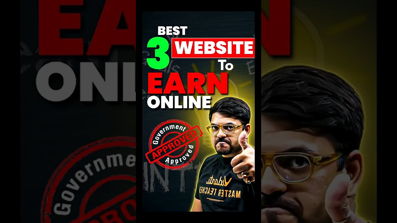 Top 3 Govt. Sites to Earn Online! #ai #datascience #skills #skillindia #skillbasedlearning