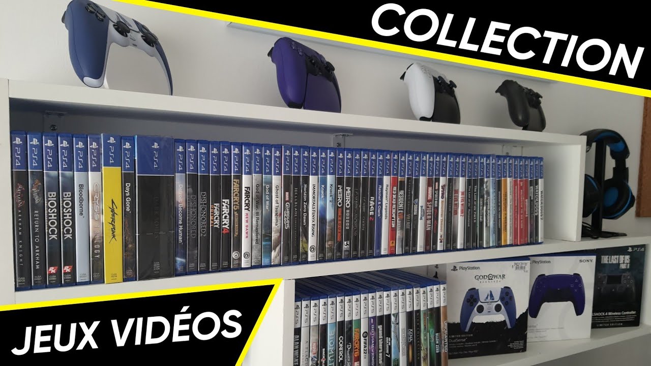 Ma collection de JEUX VIDÉOS !