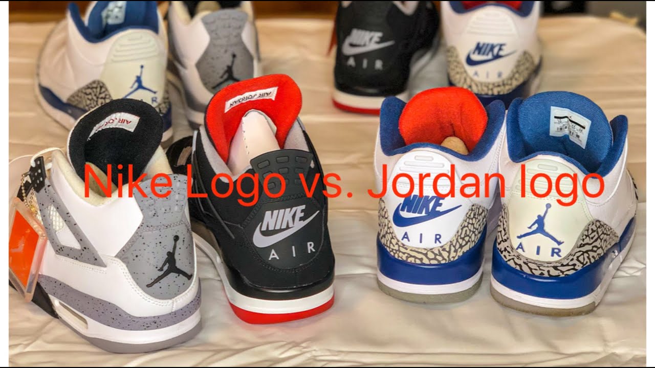Nike Logo vs  Jordan Logo