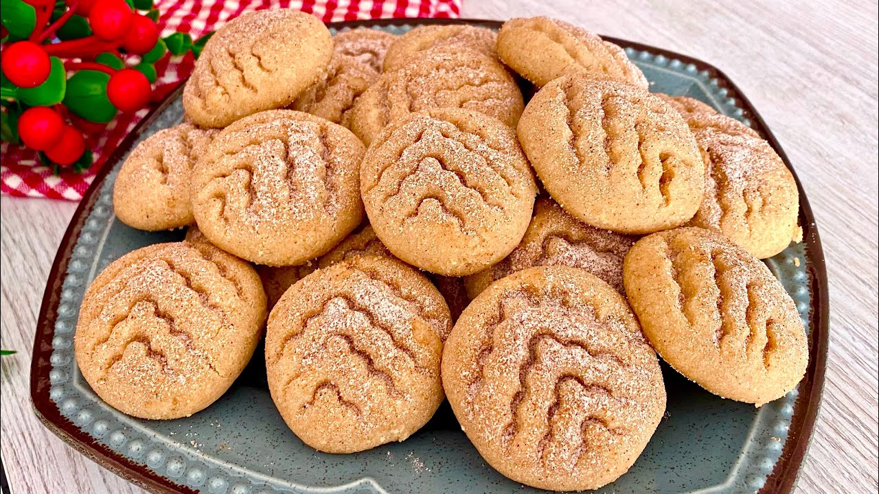 SUPER SNELLE KANEEL KOEKJES RECEPT 👍 ZONDER BOTER EN EIEREN