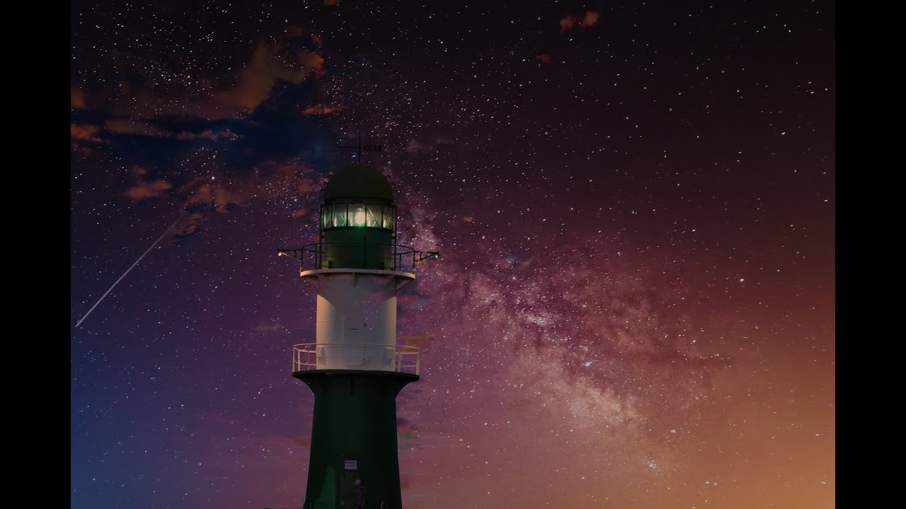 MBN: Night Harbor Pulse — Warnemünde MBN: Ночной порт в Варнемюнде — ритм и огни