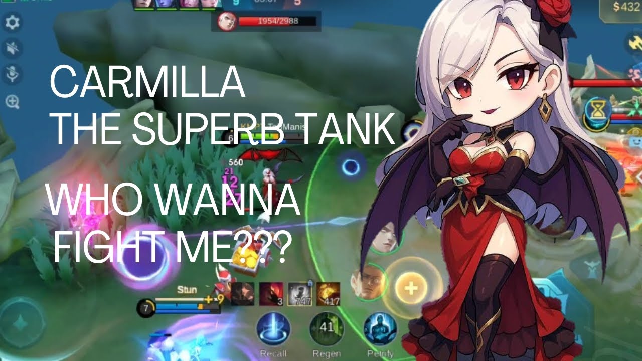GAMEPLAY CARMILLA MLBB!!! 