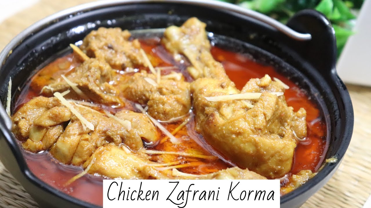 Chicken Zafrani Korma Recipe | Authentic & Delicious Recipe | By Yasmin Huma Khan