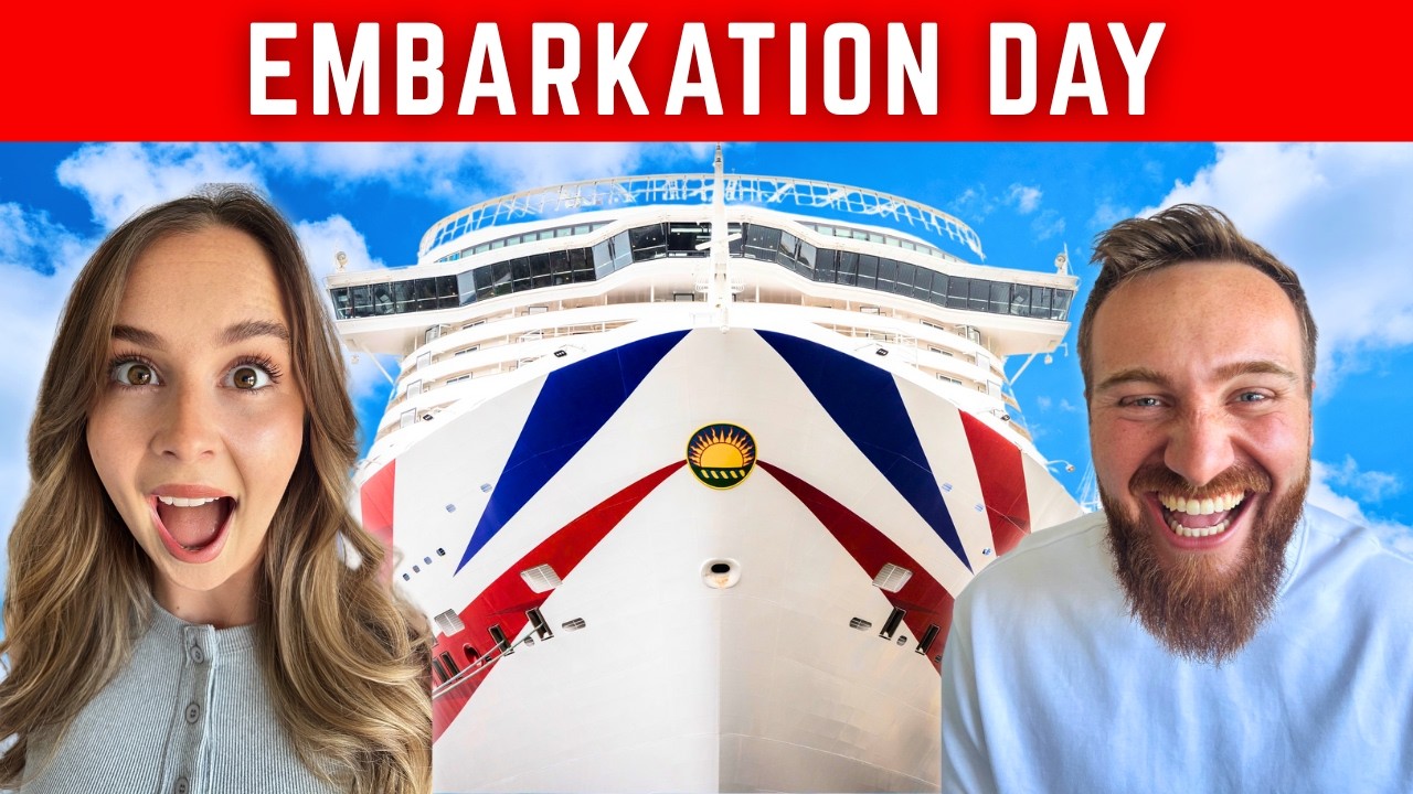 CARIBBEAN CRUISE P&O Arvia Travel Embarkation Day Vlog 2025
