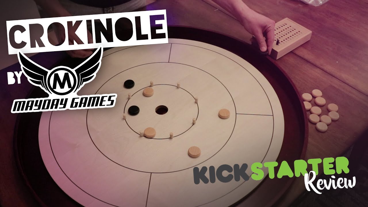 2019 Crokinole Board from Mayday Games. A Kickstarter Review!