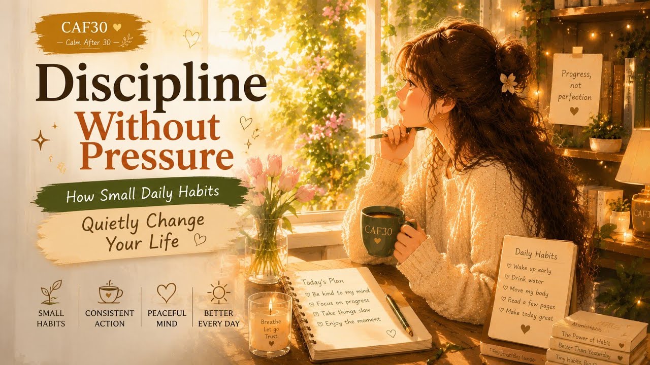 Discipline Without Pressure | How Small Daily Habits Quietly Change Your Life