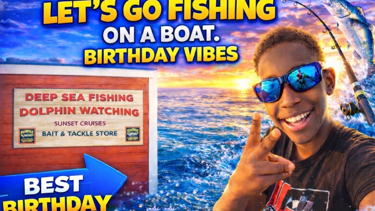 Birthday Boy Goes Deep Sea Fishing 🎣🎉 | Adrian’s Special Day