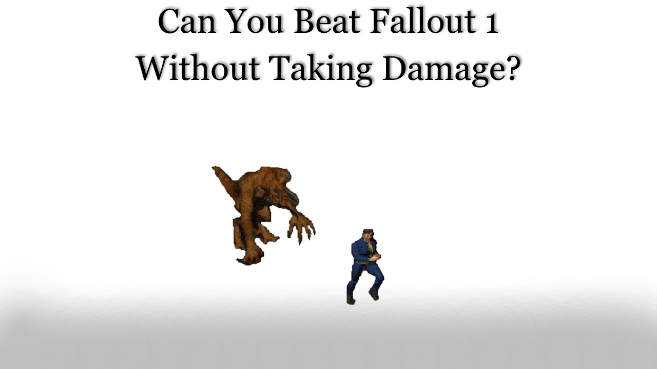 Can You Beat Fallout 1 Without Taking Damage?