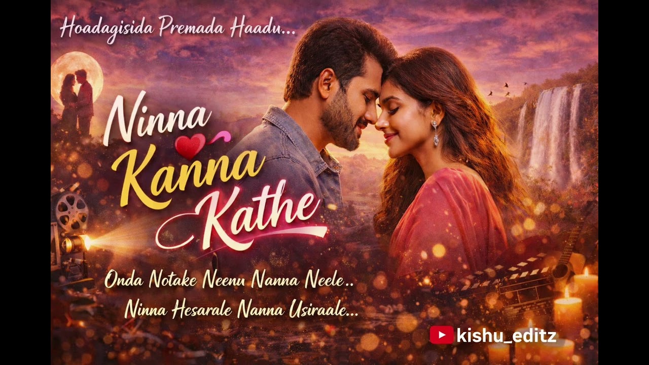Ninna Kanna Kathe ❤️ | Kannada Romantic Cinematic Love Song | Emotional Melody #kannada #newsong 