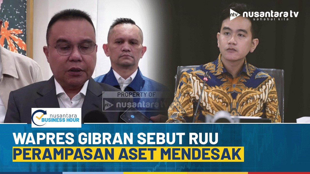 RUU Perampasan Aset Masih Digodok DPR, Wapres Gibran: Pengembalian Aset Masih Rendah | NBH