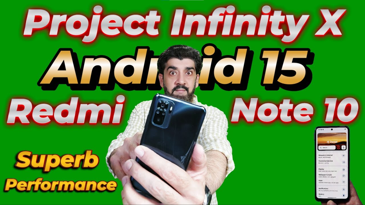 Install Project Infinity X ON Redmi Note 10 اردو हिन्दी